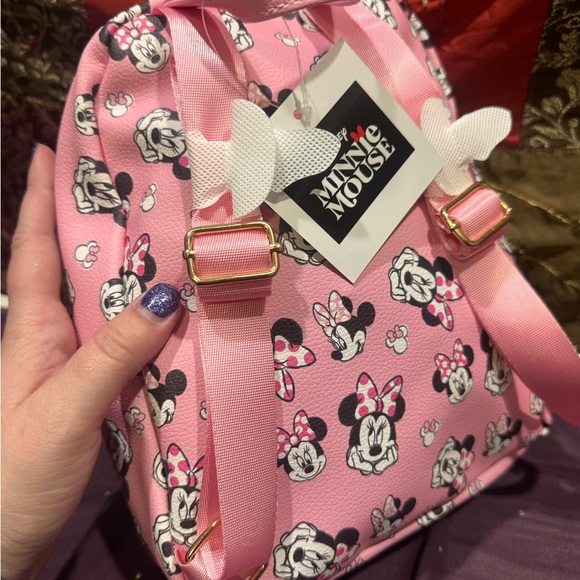 Pink Minnie Mouse Backpack Guitar Straps NWT - Picture 3 of 3